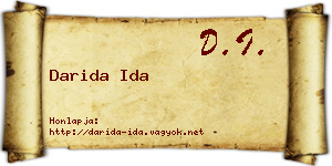 Darida Ida névjegykártya