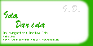 ida darida business card